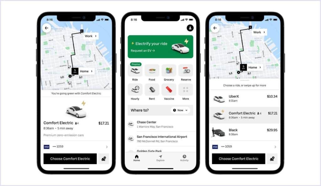 PWA Uber
