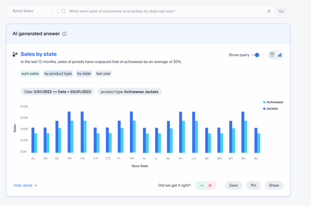 Informatique décisionnelle : ThougSpot IA